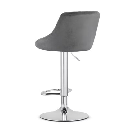 Barstol KAST 45,5x49 cm Grå Krom