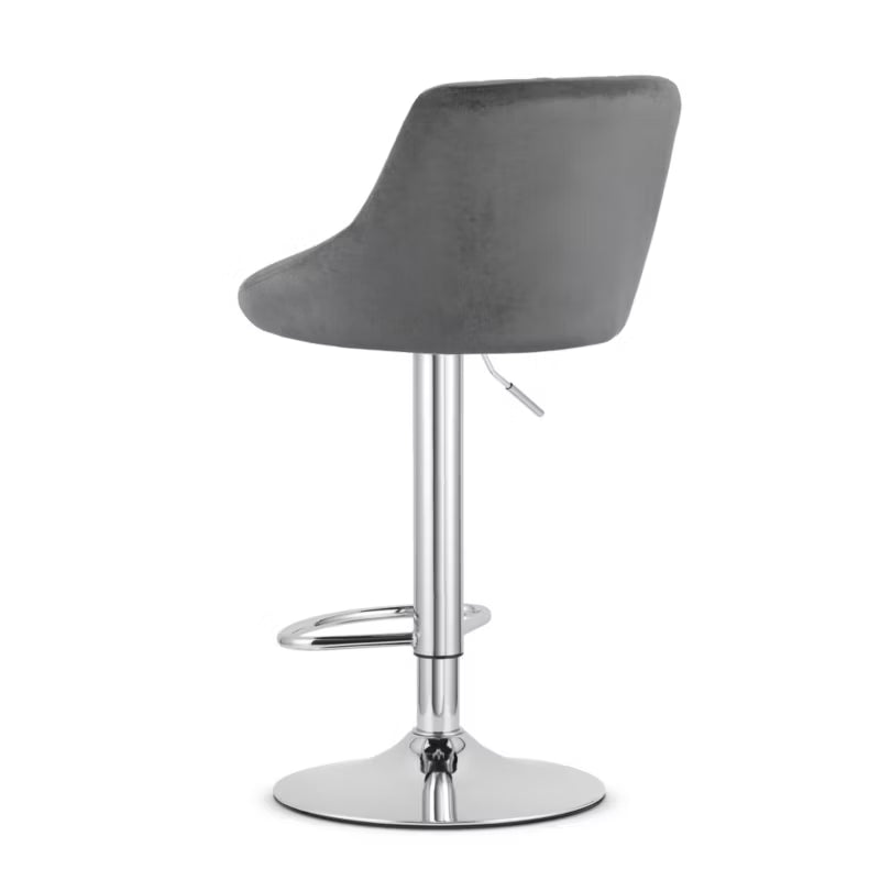 Barstol KAST 45,5x49 cm Grå Krom