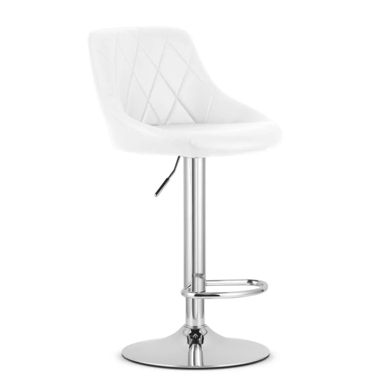 Barstol KAST Hvid Krom Justerbar