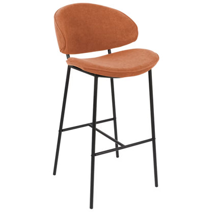 Barstol Kiana 49x59x104 cm Orange 2 Stk.