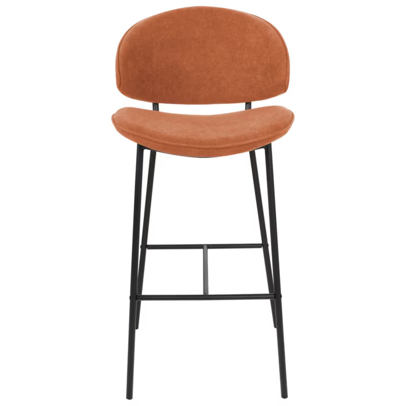 Barstol Kiana 49x59x104 cm Orange 2 Stk.