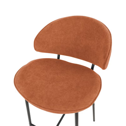 Barstol Kiana 49x59x104 cm Orange 2 Stk.