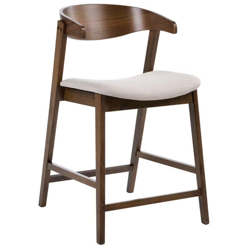 Barstol Lilly Sæt med 2 Brun/Beige