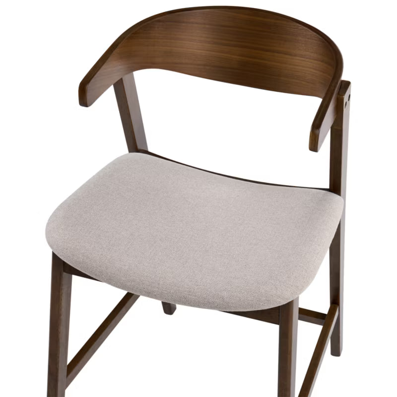 Barstol Lilly Sæt med 2 Brun/Beige