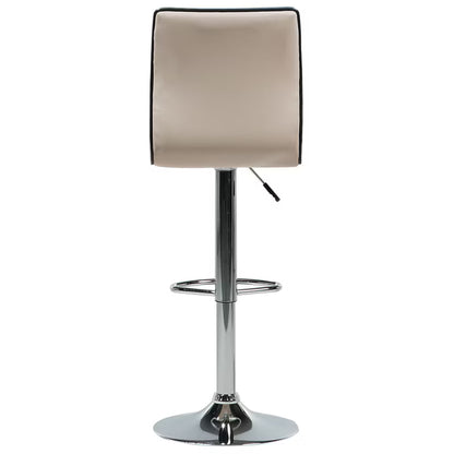 Barstol Lucerne Drejelig Kunstlæder Beige 2 Stk