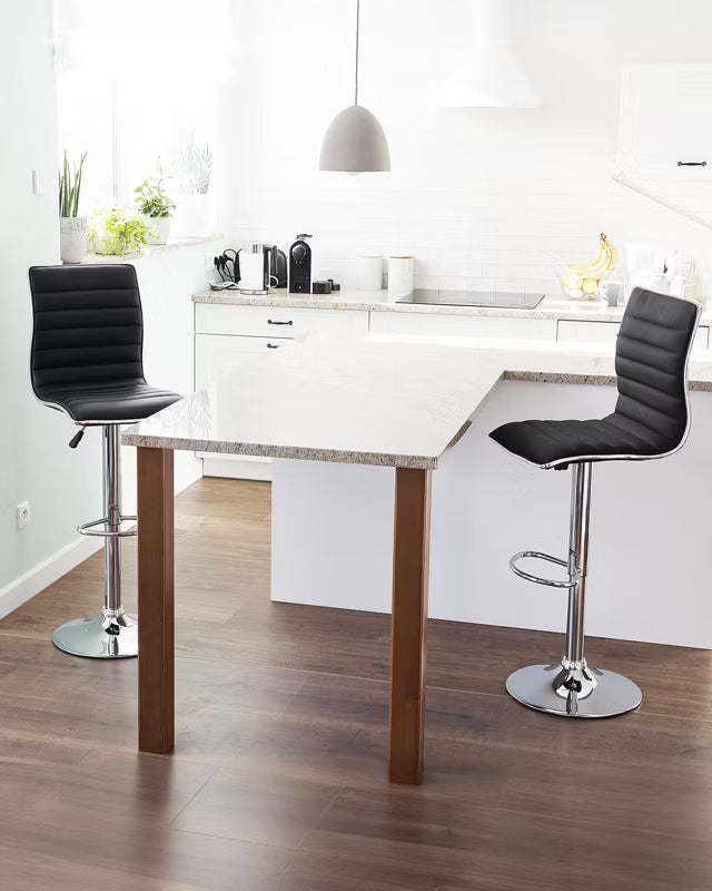 Barstol Lucerne Justerbar Sort 2 Stk