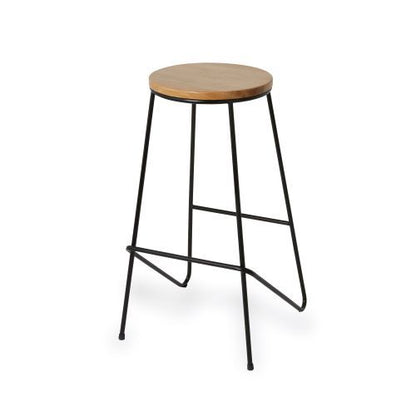 Barstol Maloux 40x40x71 cm Træ og Metal