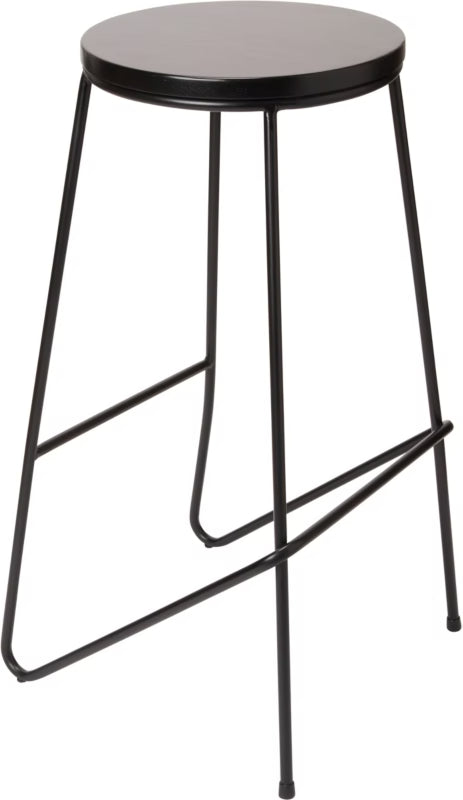 Barstol Maloux 40x40x71 cm Sort