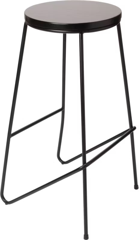 Barstol Maloux 40x40x71 cm Sort