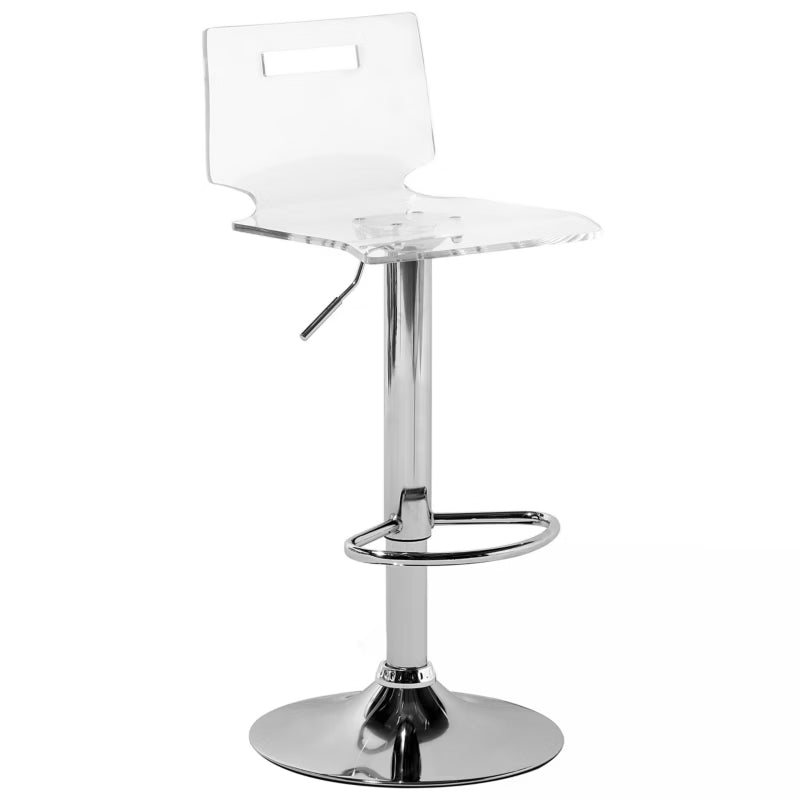 Barstol Malta 38x38 cm Drejelig Transparent 2 Stk