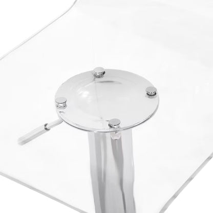 Barstol Malta 38x38 cm Drejelig Transparent 2 Stk