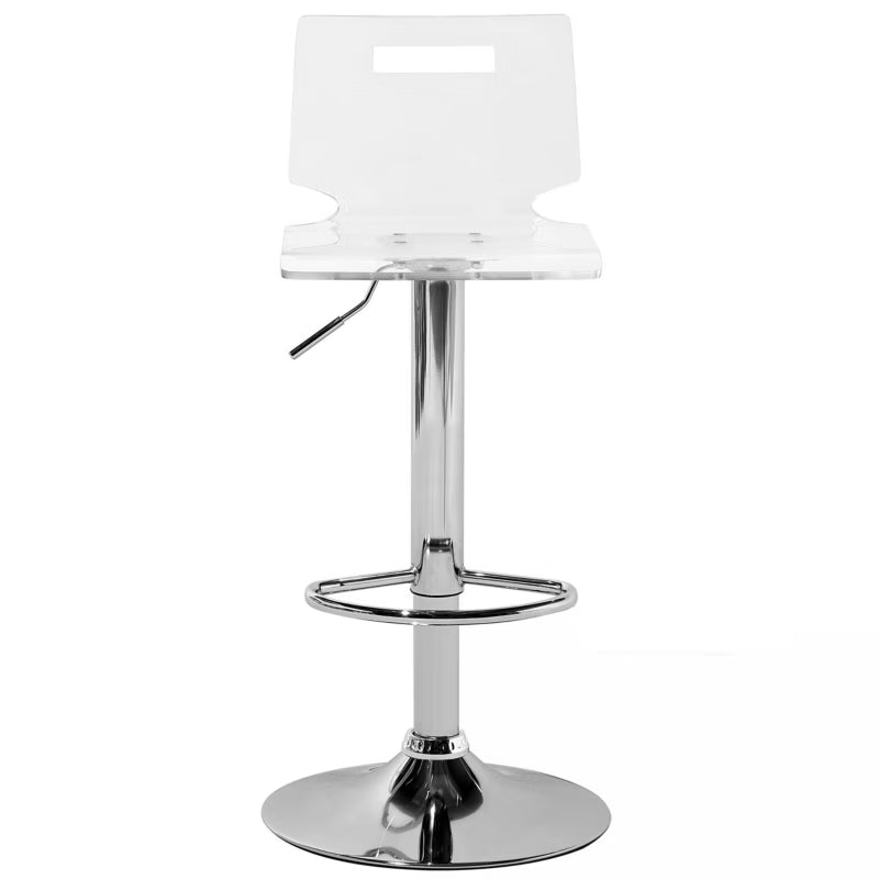 Barstol Malta 38x38 cm Drejelig Transparent 2 Stk