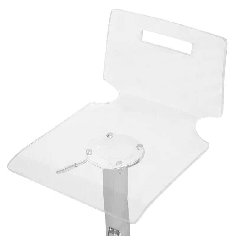 Barstol Malta 38x38 cm Drejelig Transparent 2 Stk