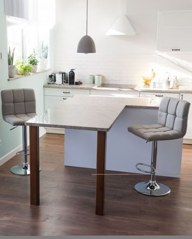 Barstol Marion Drejelig Lysebeige 2 Stk