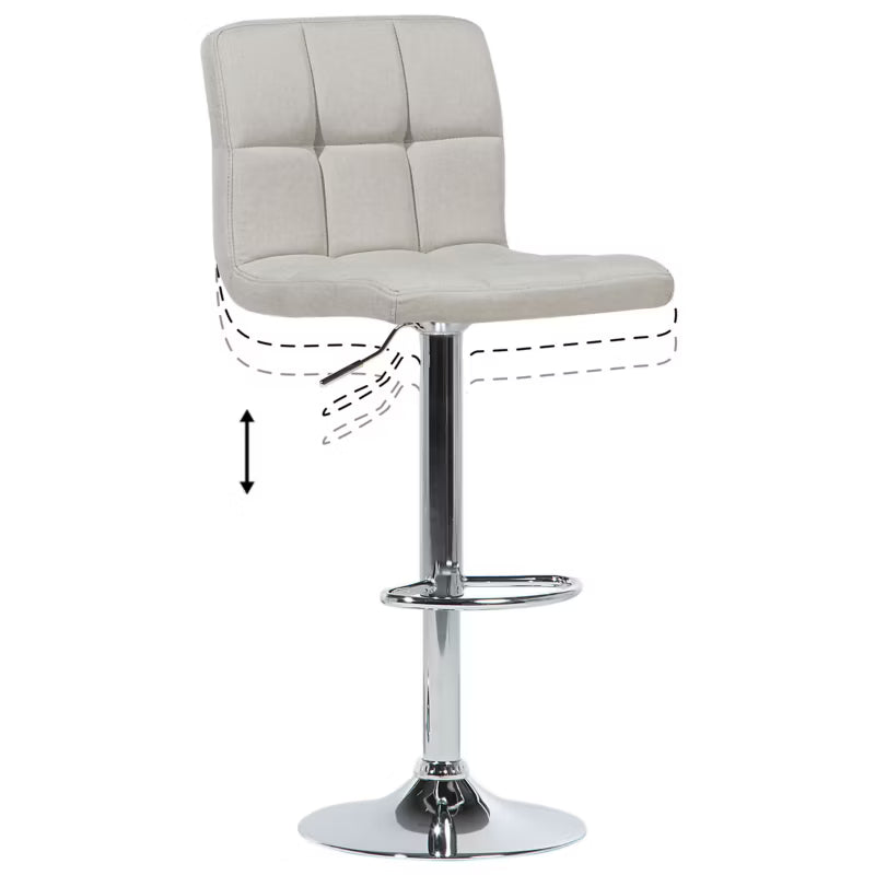 Barstol Marion Drejelig Lysebeige 2 Stk