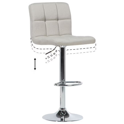 Barstol Marion Drejelig Lysebeige 2 Stk