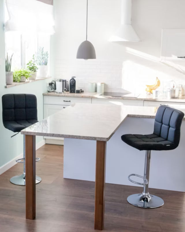 Barstol Marion Drejelig Sort 2 Stk