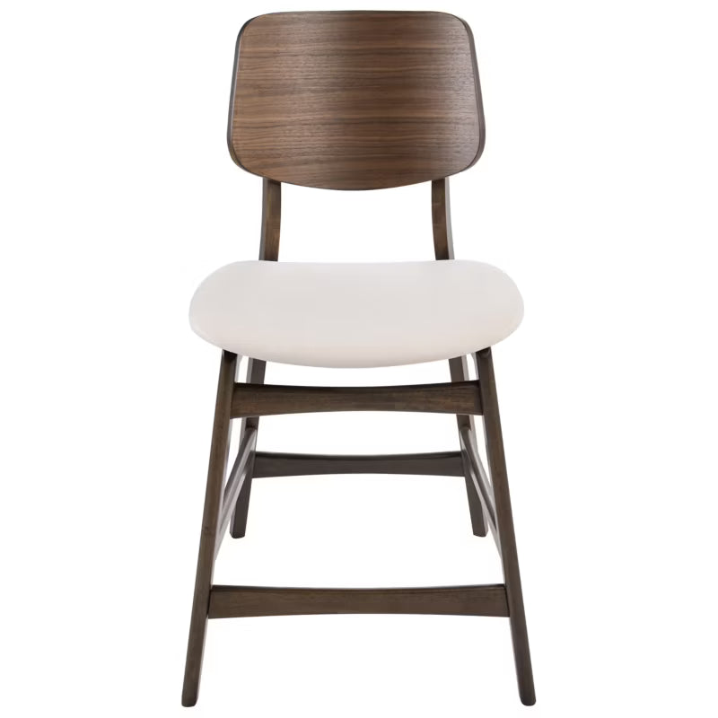 Barstol Mayer 54x62x96 cm Hvid/Brun 2 Stk