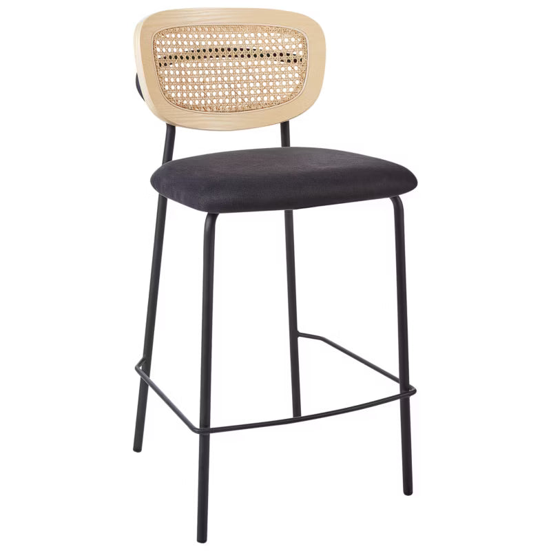 Barstol Mayetta 45x43x90 cm Rattan Sæt af 2