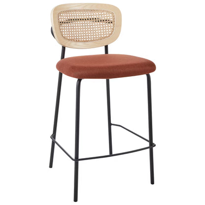 Barstol Mayetta 45x43x90 cm Rattan Sæt af 2