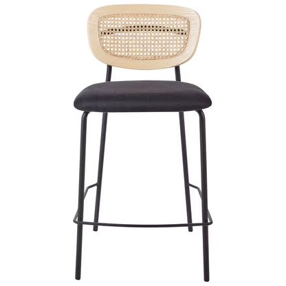 Barstol Mayetta 45x43x90 cm Rattan Sæt af 2