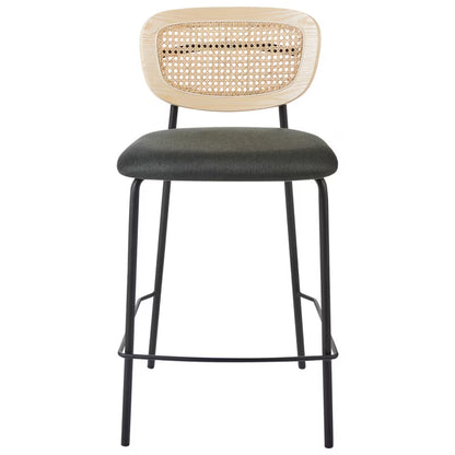 Barstol Mayetta 45x43x90 cm Rattan Sæt af 2
