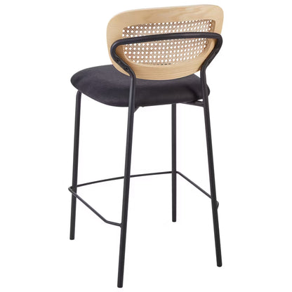 Barstol Mayetta 45x43x90 cm Rattan Sæt af 2