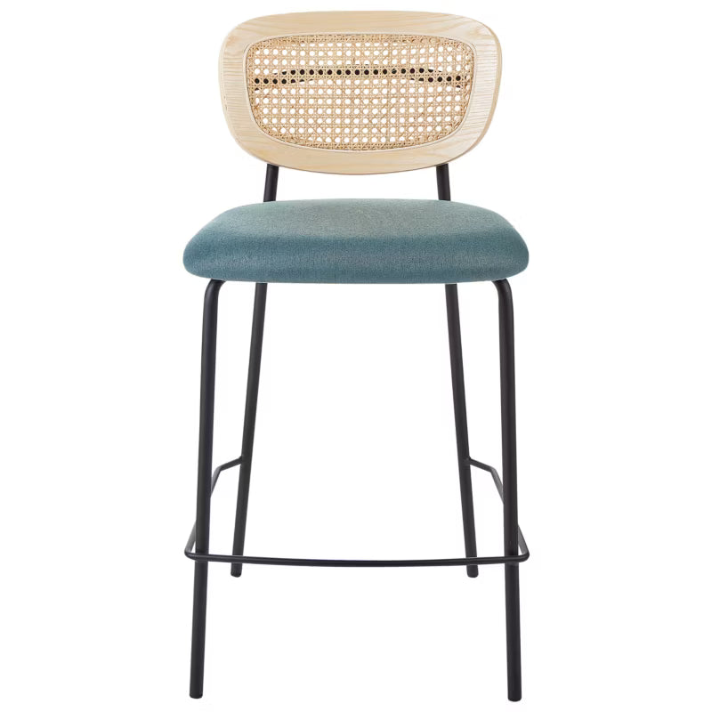 Barstol Mayetta 45x43x90 cm Rattan Sæt med 2 Stk