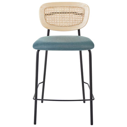 Barstol Mayetta 45x43x90 cm Rattan Sæt med 2 Stk