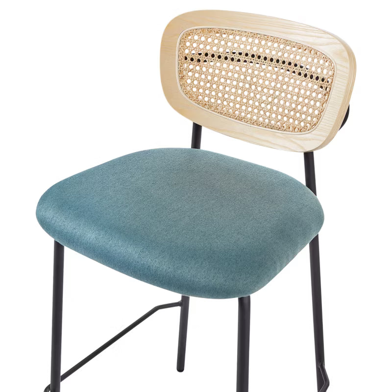 Barstol Mayetta 45x43x90 cm Rattan Sæt med 2 Stk