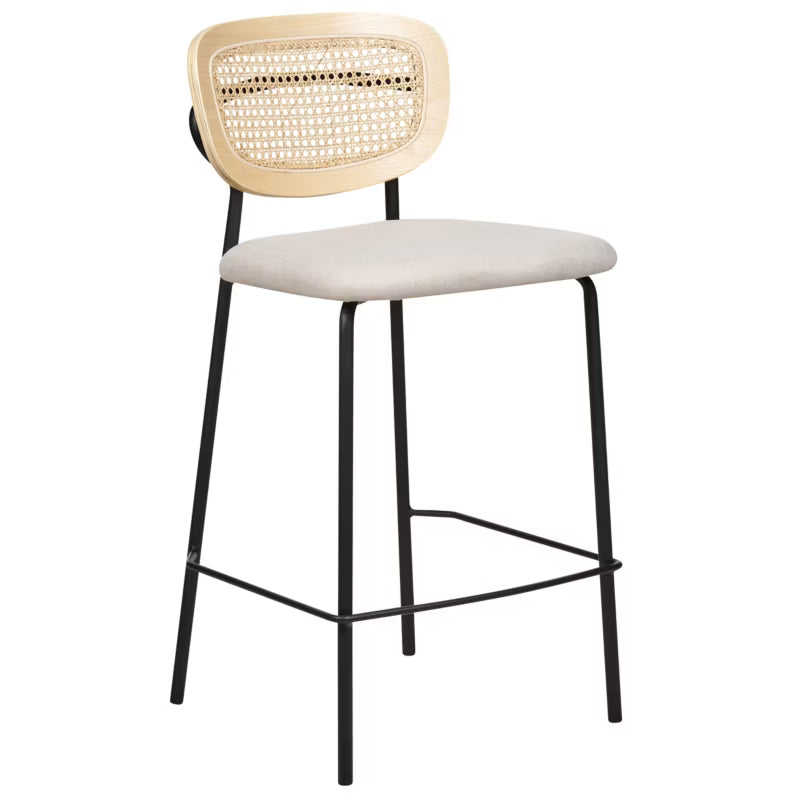 Barstol Mayetta Rattan 45x43x90 cm 2 Stk.