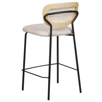 Barstol Mayetta Rattan 45x43x90 cm 2 Stk.