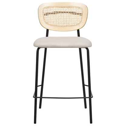 Barstol Mayetta Rattan 45x43x90 cm 2 Stk.