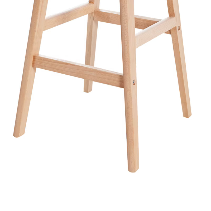 Barstol Micco 42x46x85 cm Beige Træ 2 Stk.