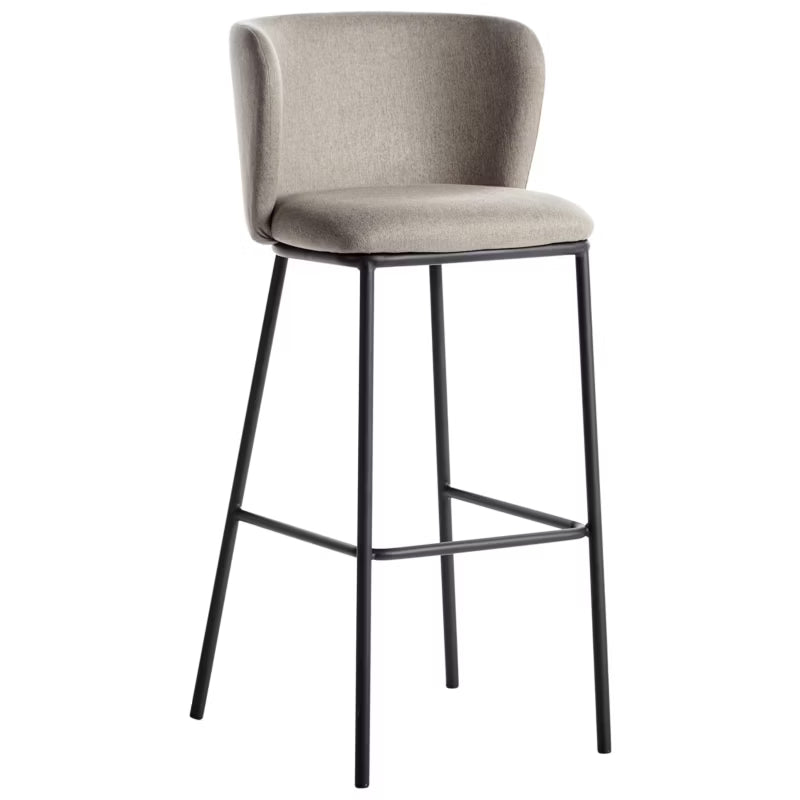 Barstol Mina Sæt af 2 Beige Grå