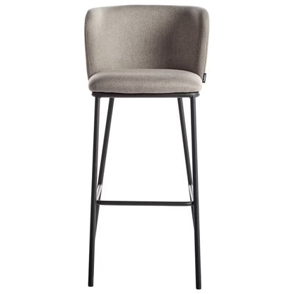 Barstol Mina Sæt af 2 Beige Grå