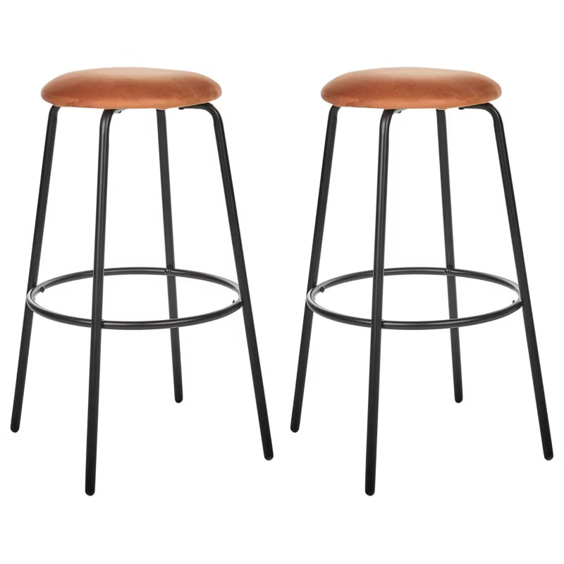 Barstol Morton 43x75 cm Velour Sæt af 2