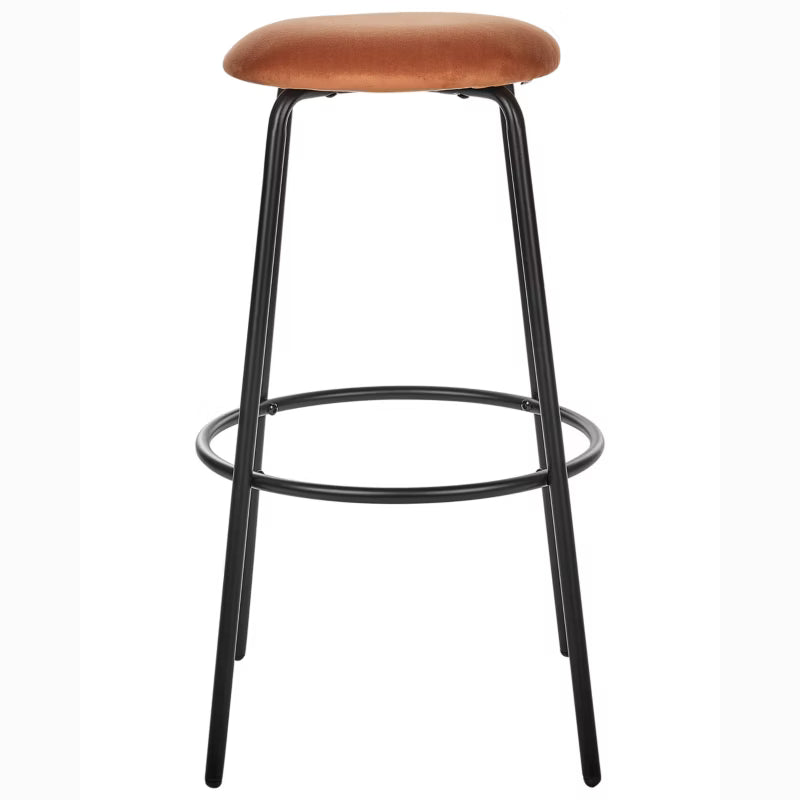 Barstol Morton 43x75 cm Velour Sæt af 2