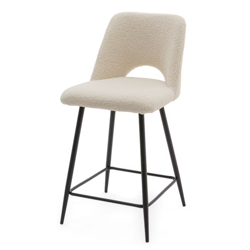 Barstol ORO Bouclé Lys Beige
