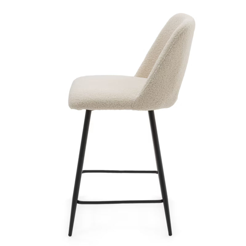 Barstol ORO Bouclé Lys Beige