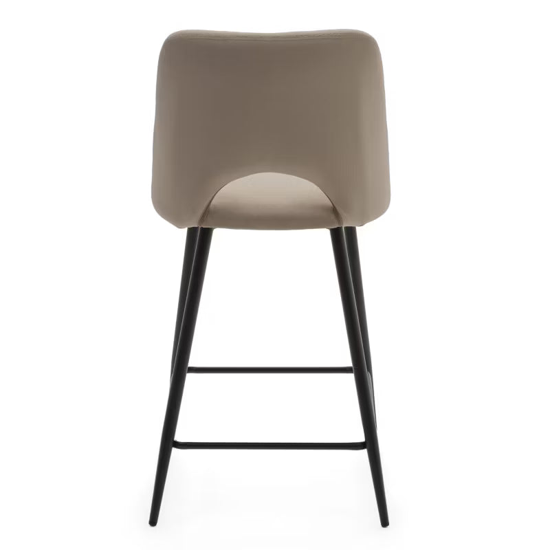 Barstol ORO Mørk Beige Fløjl
