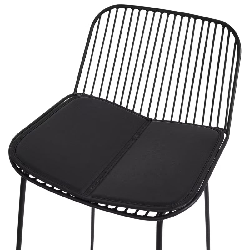 Barstol Pensacola 49x49x99 cm Sort 2 Stk.
