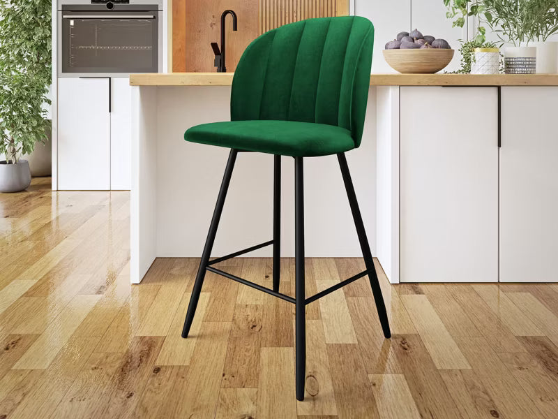 Barstol Polstret SH2 med Ryglæn 52x56x107 cm