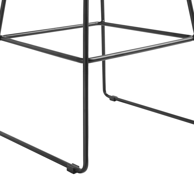 Barstol Preston Sæt af 2 Sort Metal