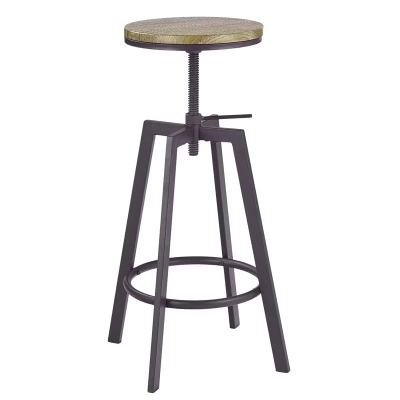 Barstol Sadini Justerbar 30x30x80 cm Sort