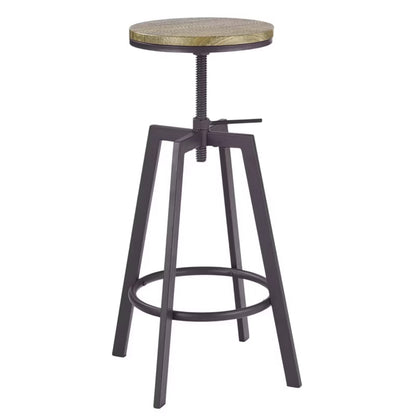Barstol Sadini Justerbar 30x30x80 cm Sort