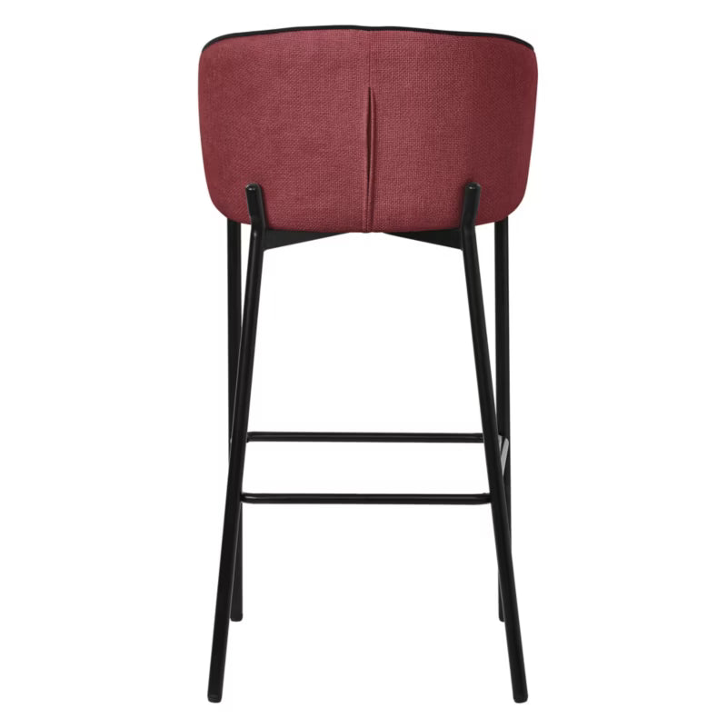 Barstol Sæt 2 Stk 76 cm Rød