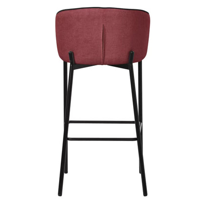 Barstol Sæt 2 Stk 76 cm Rød
