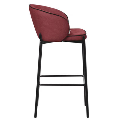 Barstol Sæt 2 Stk 76 cm Rød