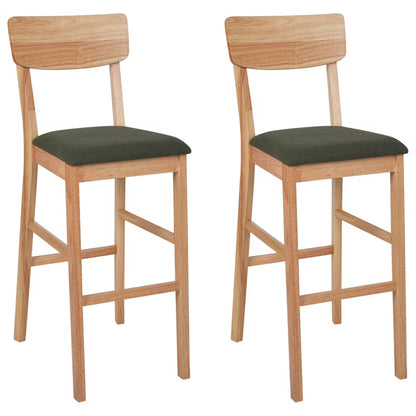 Barstol Sæt af 2 Ambler 44x53x113 cm Grøn